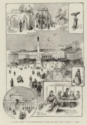 Eine Vergnügungskreuzfahrt ins Mittelmeer an Bord der Dampfyacht Victoria, I, Lissabon